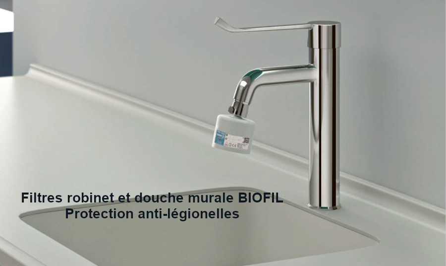 Filtres robinet et douche murale BIOFIL – Protection anti-légionelles